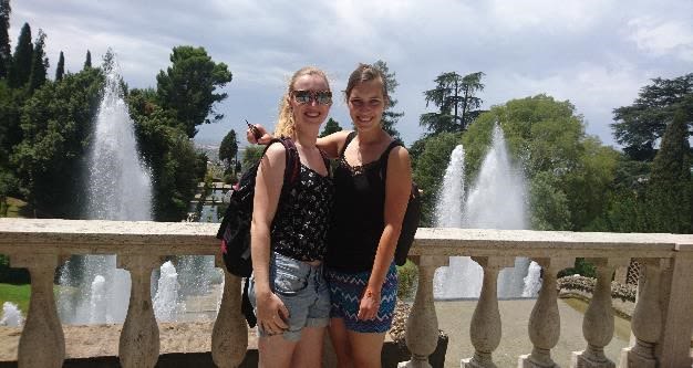 Christina Clowser on a trip to Italy funded by the Christopher Lloyd Bursary